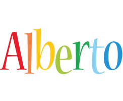 Alberto birthday logo