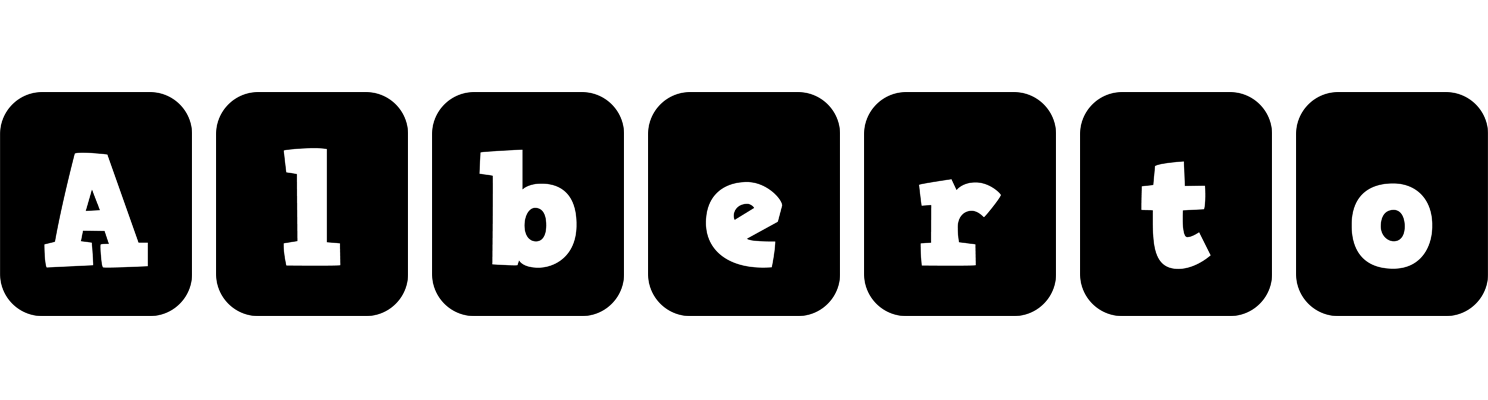 Alberto box logo