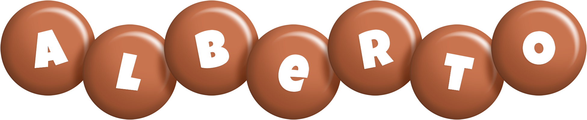 Alberto candy-brown logo