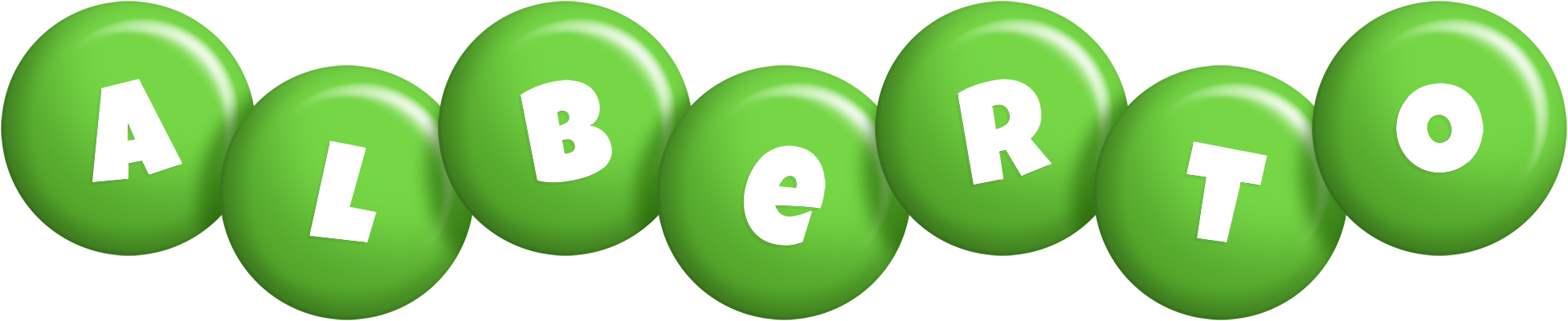 Alberto candy-green logo