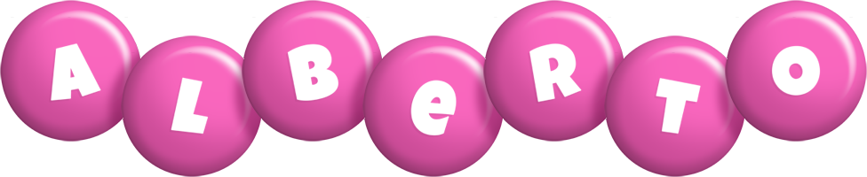 Alberto candy-pink logo