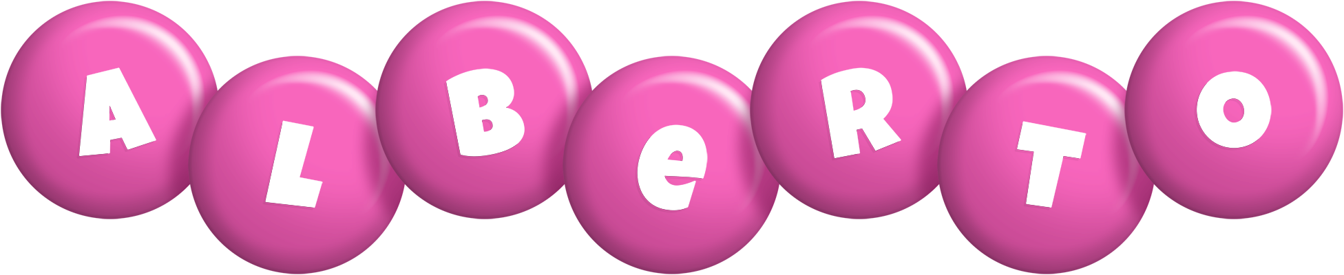 Alberto candy-pink logo