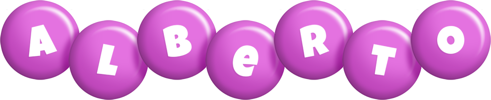 Alberto candy-purple logo
