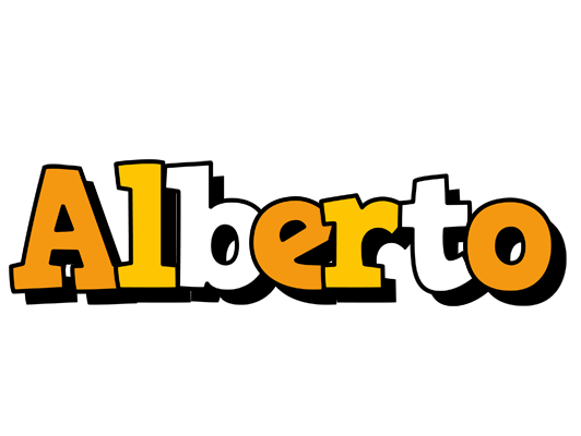 Alberto cartoon logo