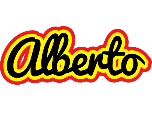 Alberto flaming logo