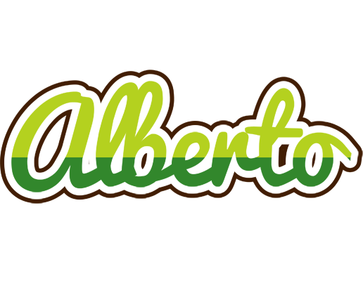 Alberto golfing logo