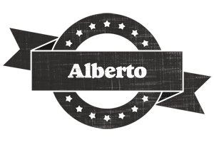 Alberto grunge logo