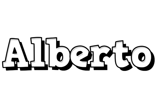 Alberto snowing logo