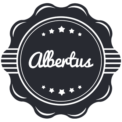 Albertus badge logo