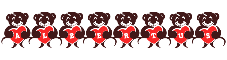 Albertus bear logo