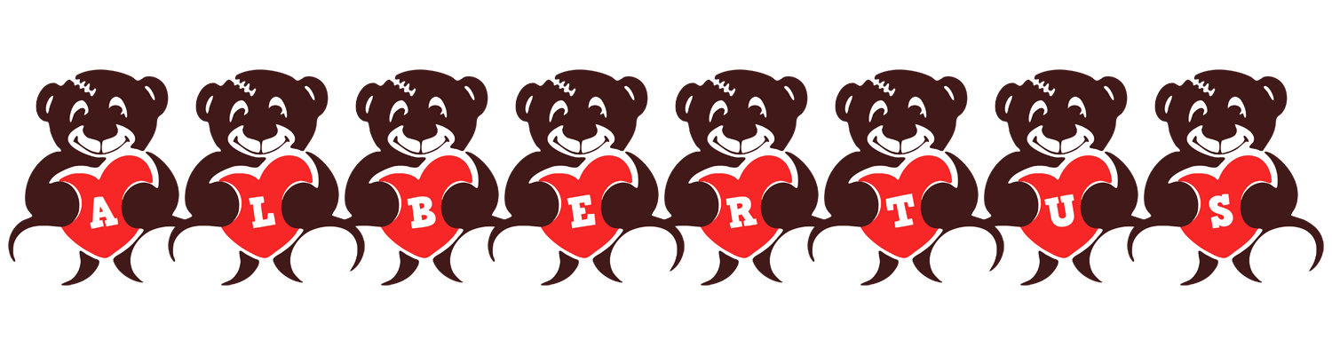 Albertus bear logo