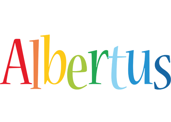 Albertus birthday logo