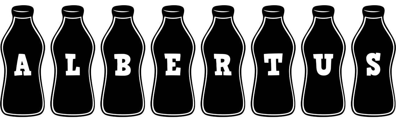 Albertus bottle logo