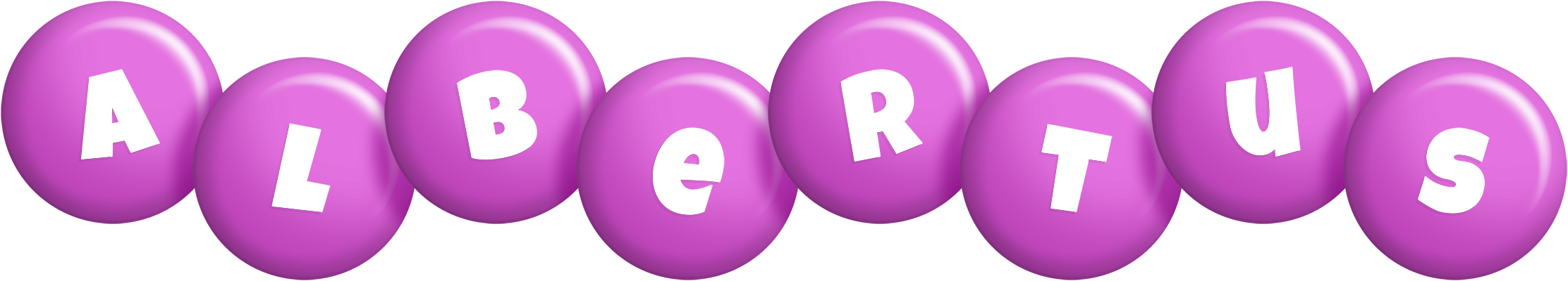 Albertus candy-purple logo