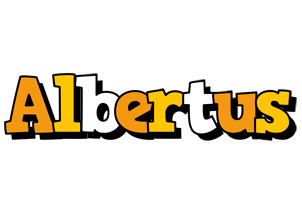 Albertus cartoon logo