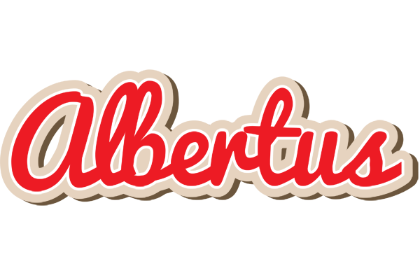 Albertus chocolate logo