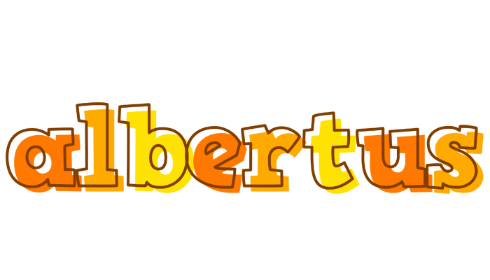 Albertus desert logo