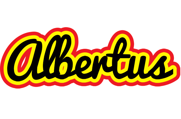 Albertus flaming logo