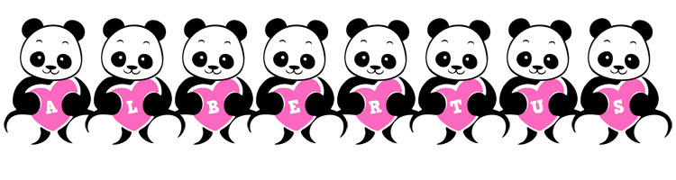 Albertus love-panda logo