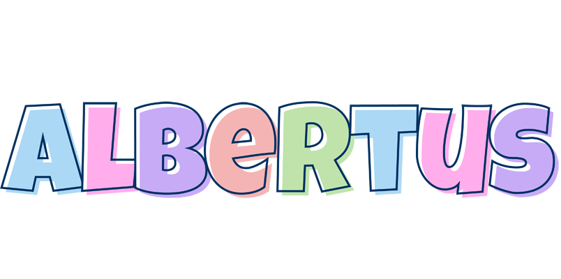 Albertus pastel logo