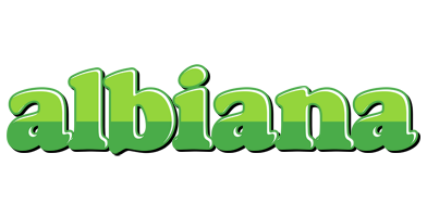 Albiana apple logo