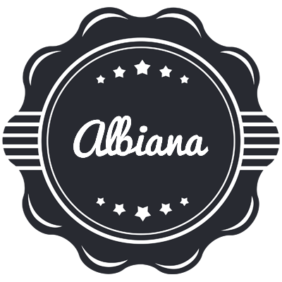 Albiana badge logo