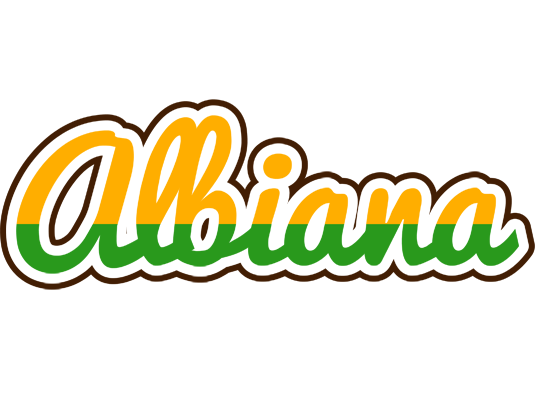 Albiana banana logo