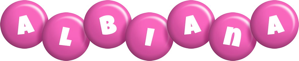 Albiana candy-pink logo