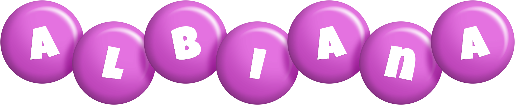 Albiana candy-purple logo
