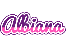 Albiana cheerful logo