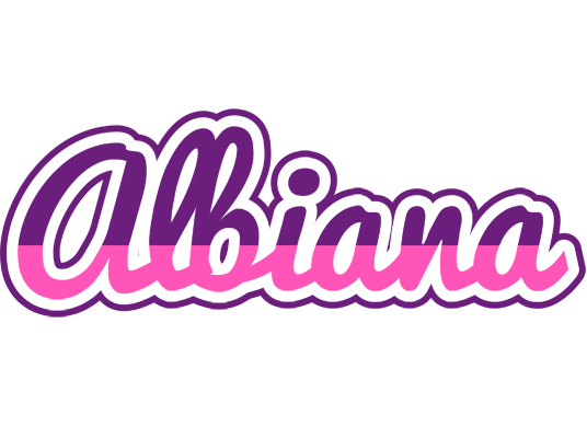 Albiana cheerful logo