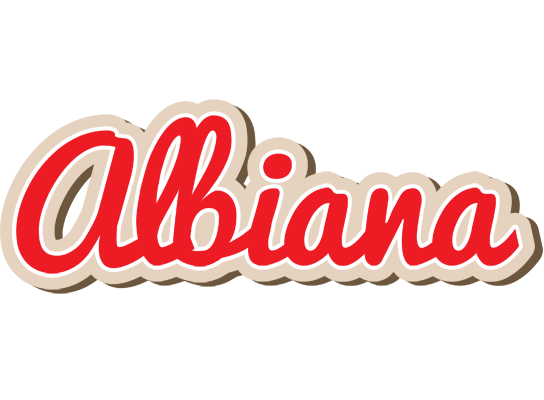 Albiana chocolate logo