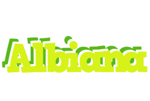 Albiana citrus logo