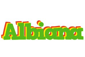 Albiana crocodile logo