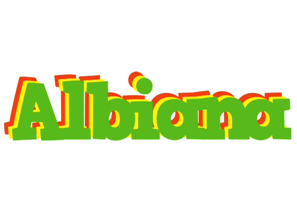 Albiana crocodile logo