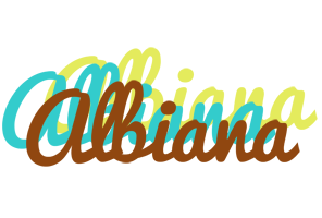 Albiana cupcake logo