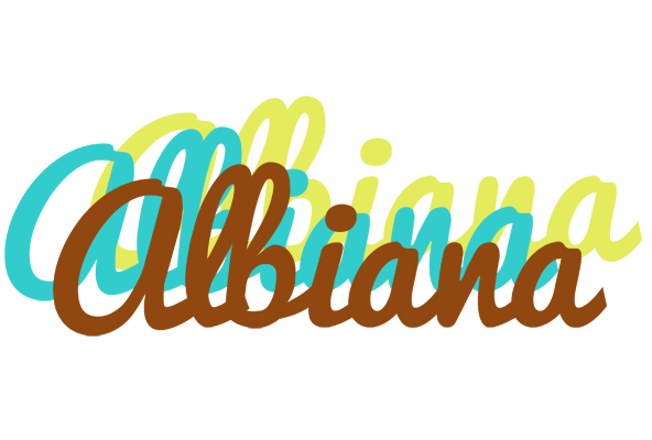 Albiana cupcake logo