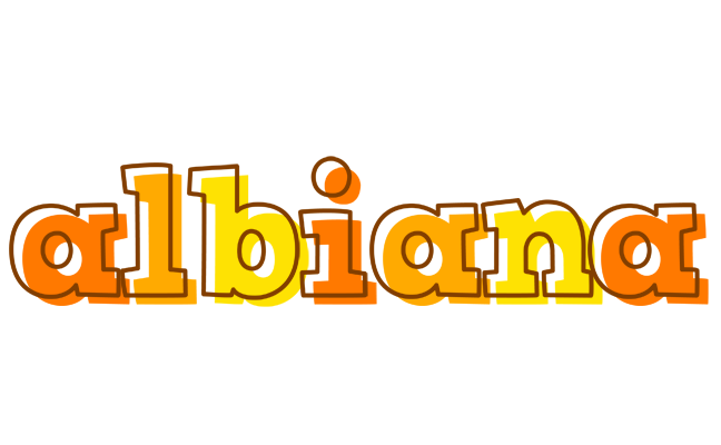 Albiana desert logo