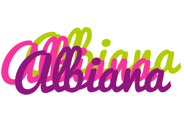 Albiana flowers logo