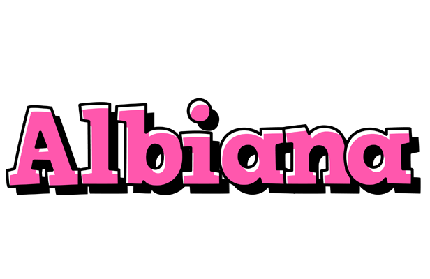 Albiana girlish logo