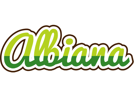 Albiana golfing logo