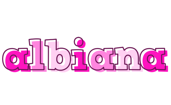 Albiana hello logo