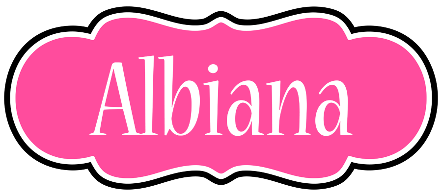 Albiana invitation logo