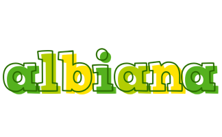 Albiana juice logo