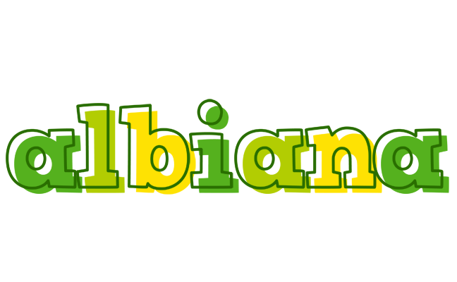 Albiana juice logo