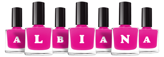 Albiana nails logo