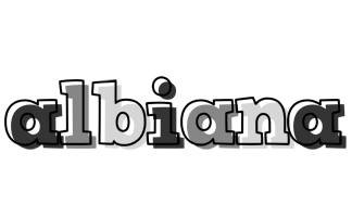 Albiana night logo