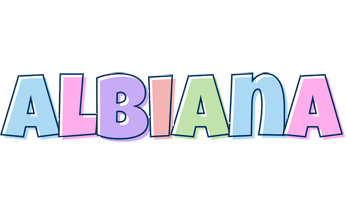 Albiana pastel logo
