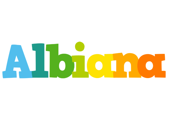 Albiana rainbows logo