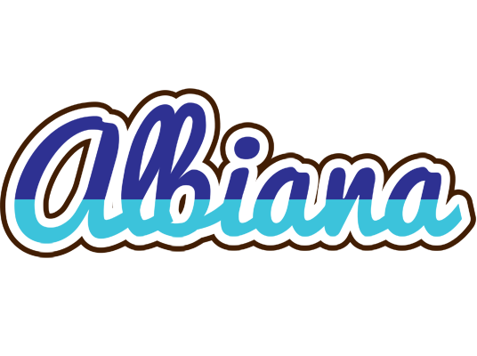 Albiana raining logo